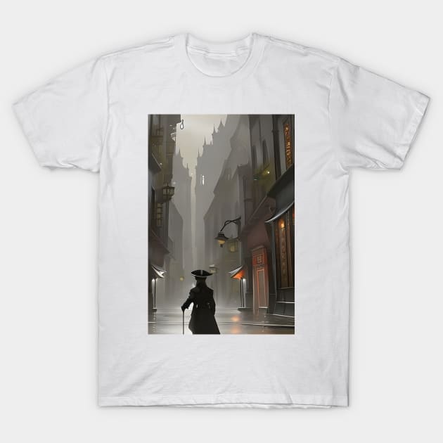 Mysterious cat T-Shirt by Colin-Bentham